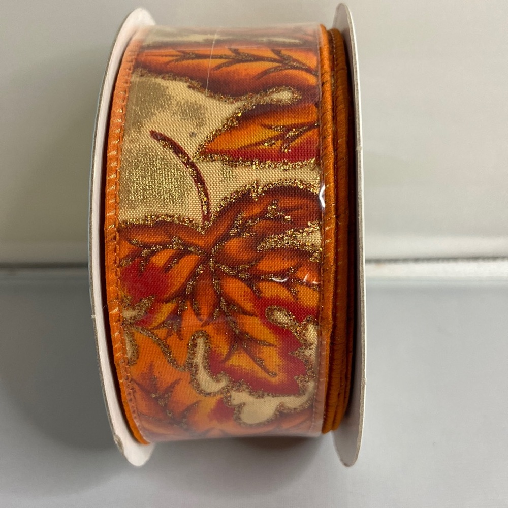 1.5 inch Fall Wired Ribbon